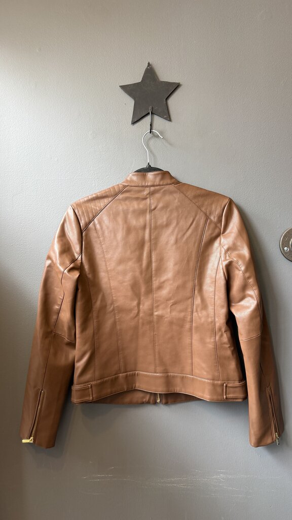 Faux Leather Moto Jacket