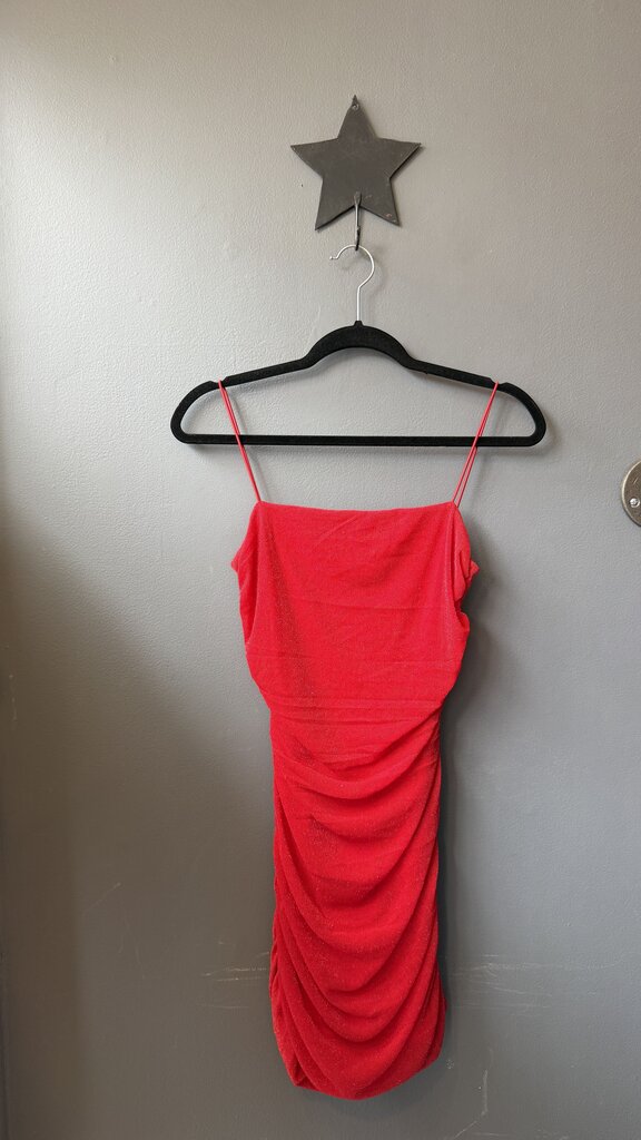 Mesh Ruched Mini Dress