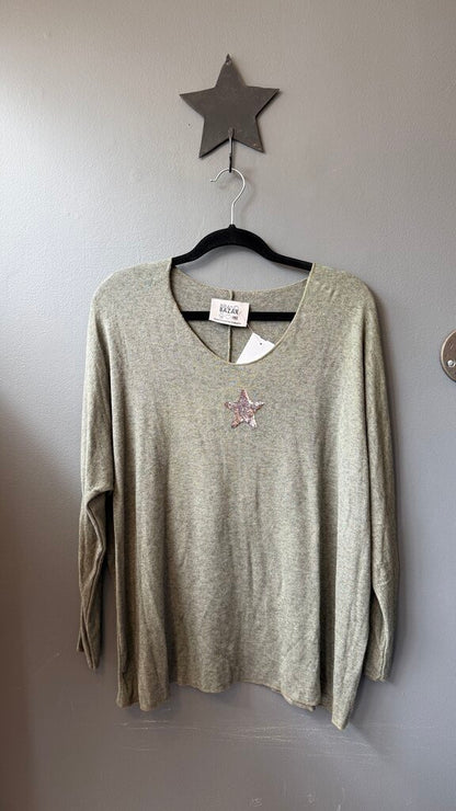 Sequin Star Longsleeve Top