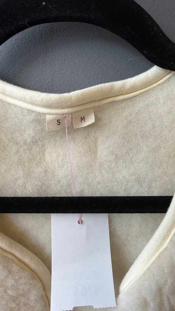 Wool Shearling Sherpa Long Vest