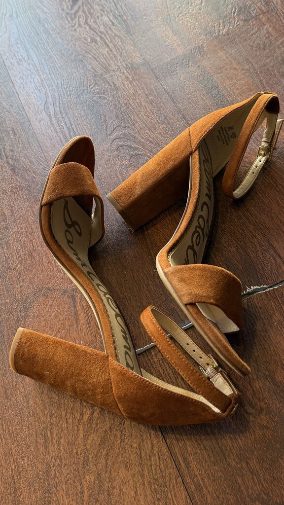 Suede Block Heels