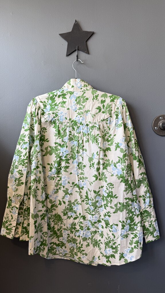 Floral Popover Blouse