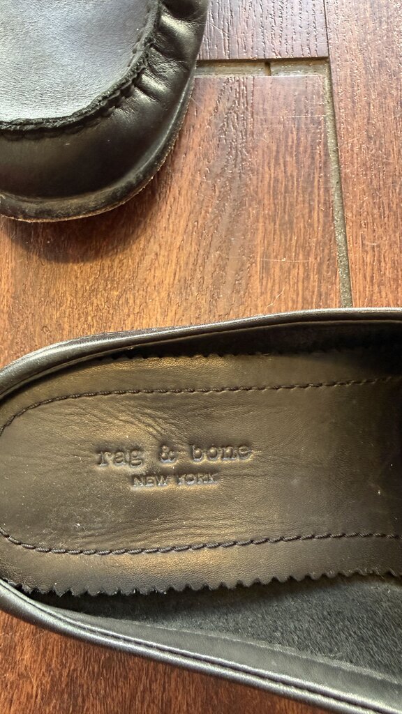 Leather Penny Loafer Mules