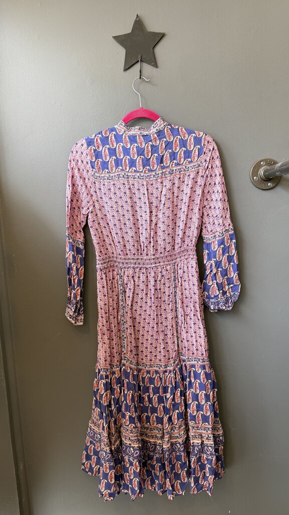 Block Print Midi Dress