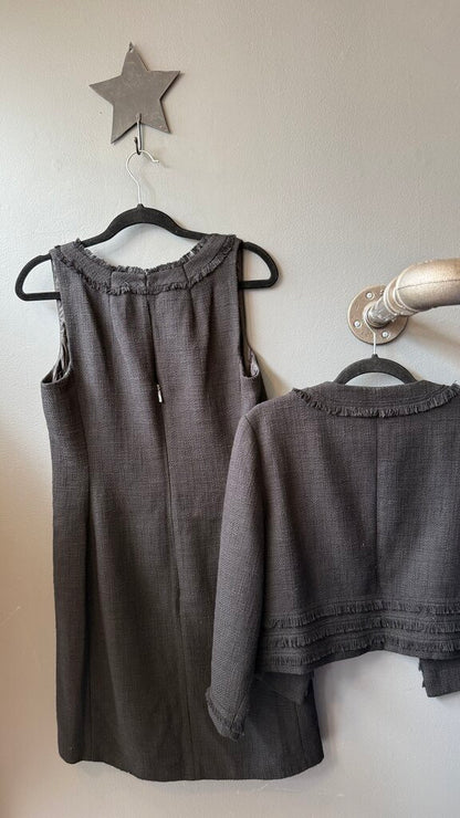 Set Tweed Shift Dress + Jacket