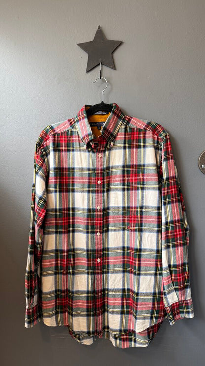 Flannel Plaid Button Down Shirt