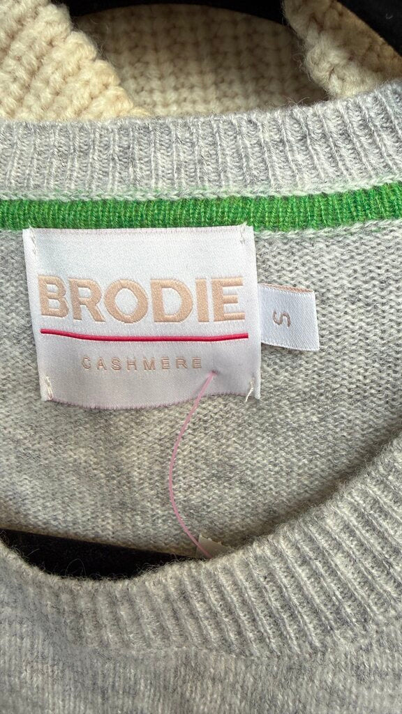 Stripe Shoulders Cashmere Sweater