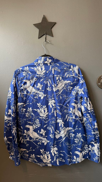 Floral Poplin Button Up Shirt