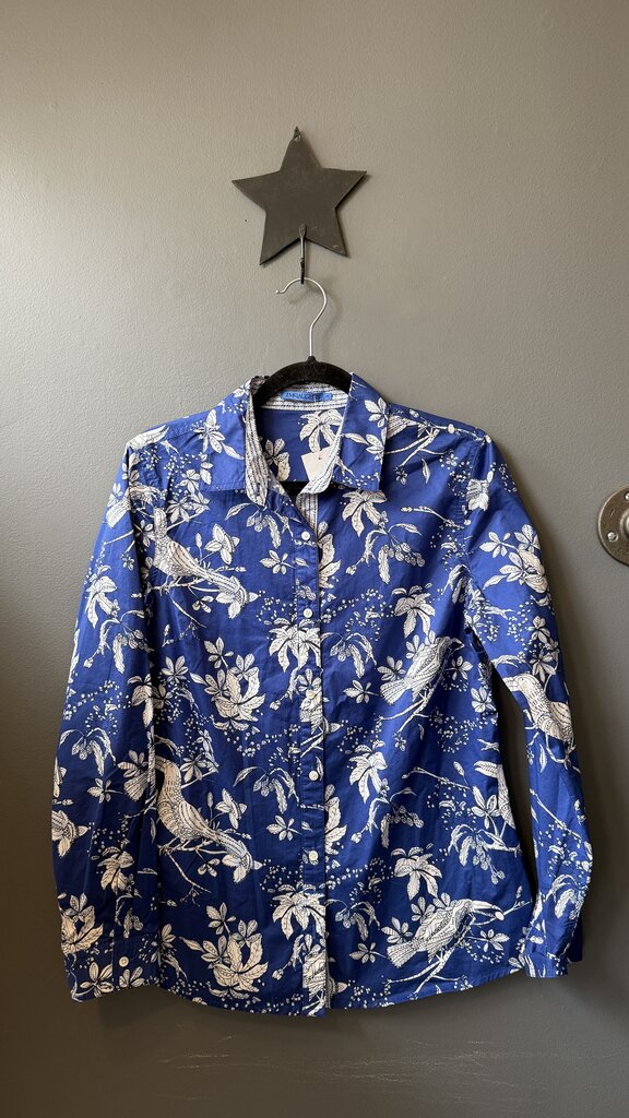 Floral Poplin Button Up Shirt