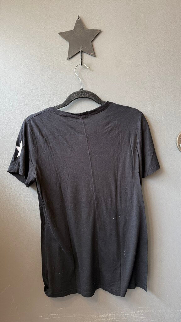Star Shoulder Scoopneck TShirt