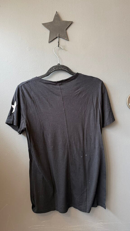 Star Shoulder Scoopneck TShirt