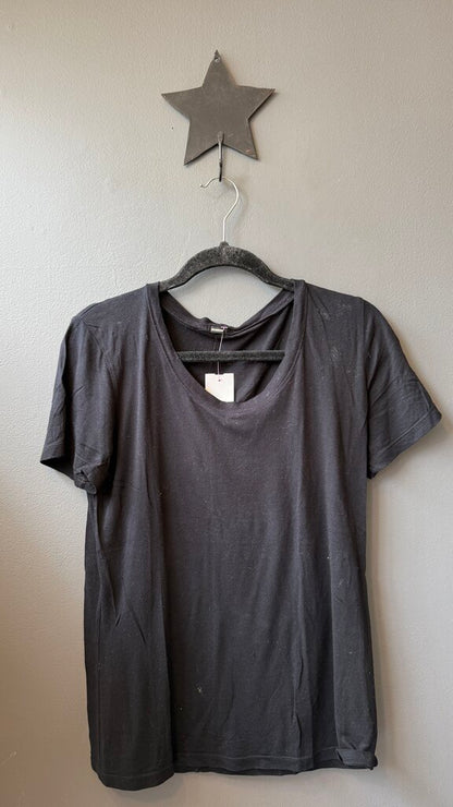 Star Shoulder Scoopneck TShirt