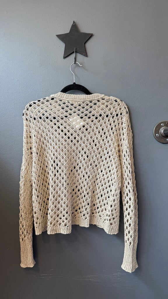 Open Knit Linen Sweater