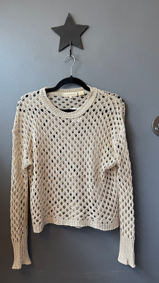 Open Knit Linen Sweater