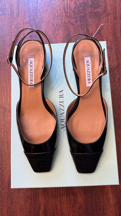 French Flirt Ankle Strap Block Heels