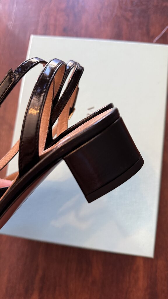 French Flirt Ankle Strap Block Heels