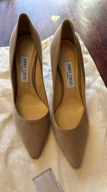 Suede Romy 90 Pumps