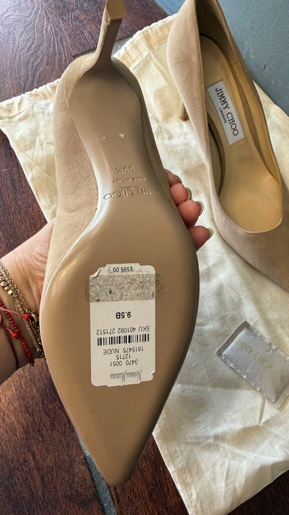 Suede Romy 90 Pumps