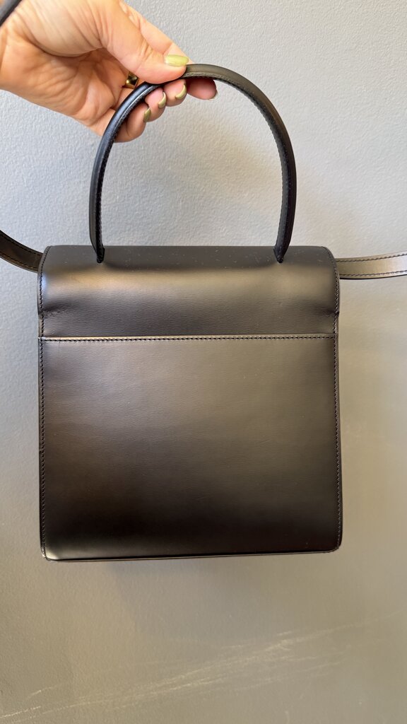Vintage Panthere Top Handle Crossbody Bag