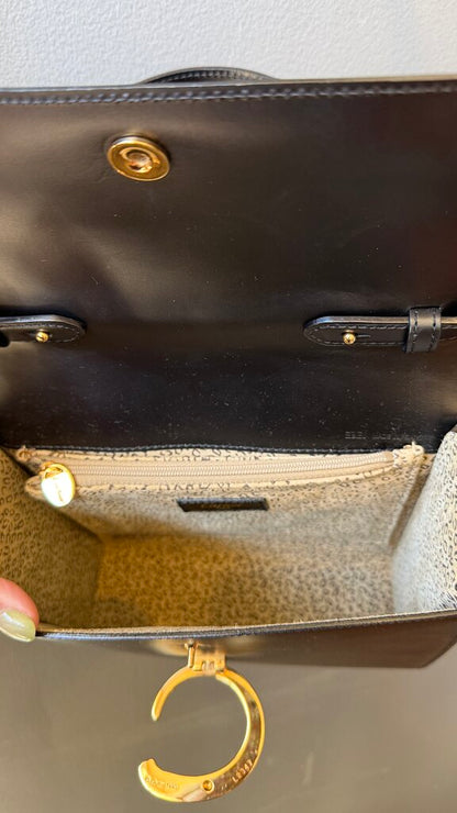 Vintage Panthere Top Handle Crossbody Bag