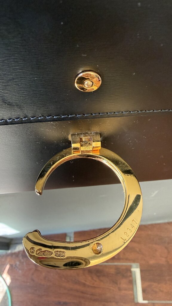 Vintage Panthere Top Handle Crossbody Bag