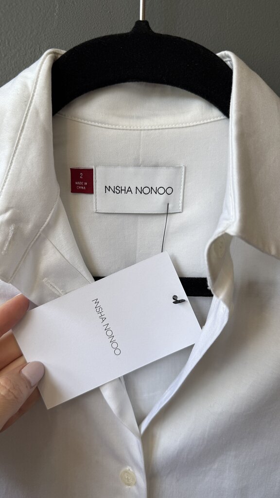 White Classic Button Up Shirt