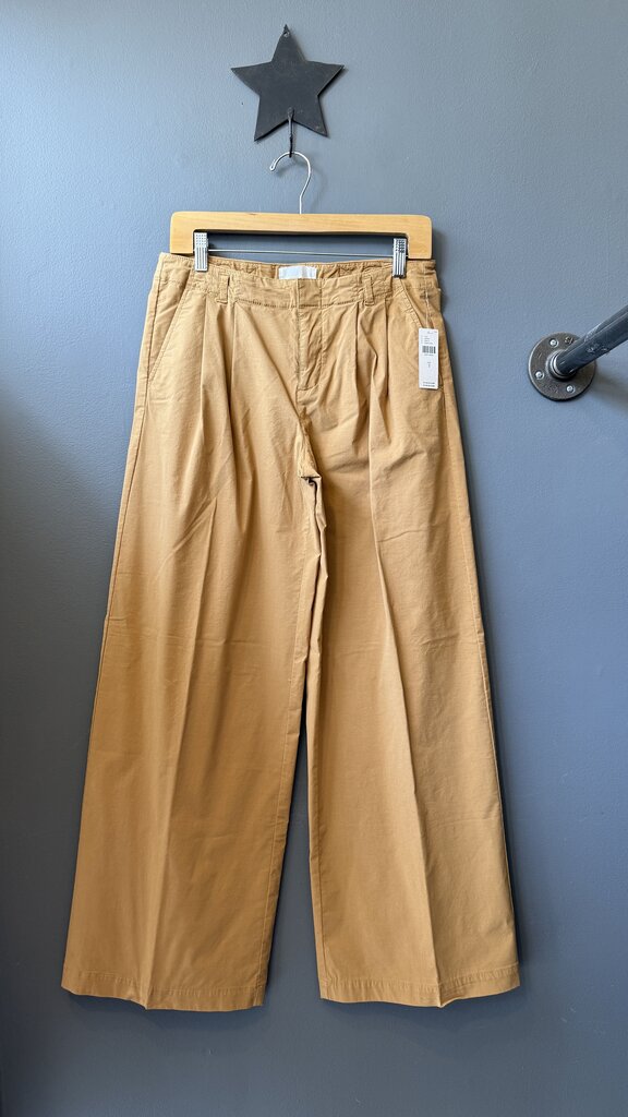 Wide Leg Sateen Pants