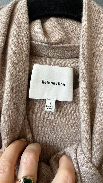 Tie Neck Cashmere Shell
