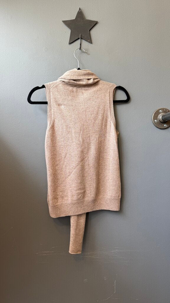 Tie Neck Cashmere Shell
