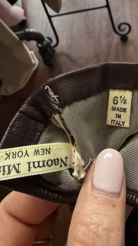 Vintage Fringe Leather Gloves