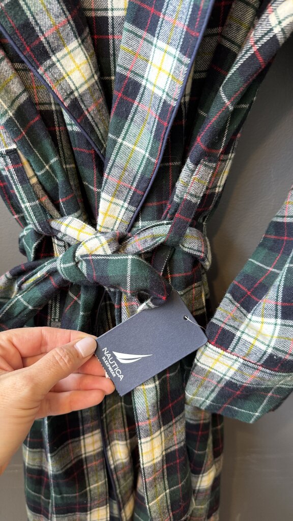 Flannel Plaid Bathrobe