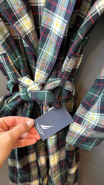 Flannel Plaid Bathrobe
