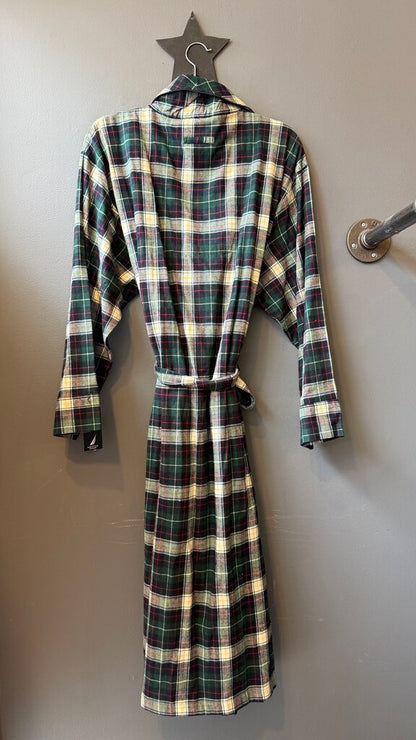 Flannel Plaid Bathrobe
