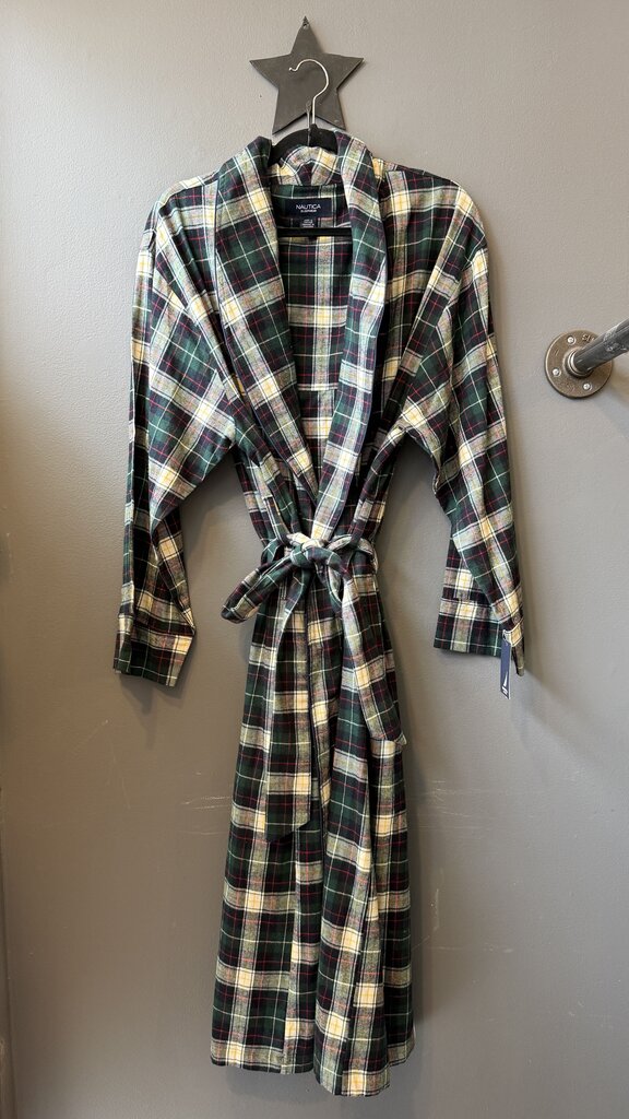 Flannel Plaid Bathrobe