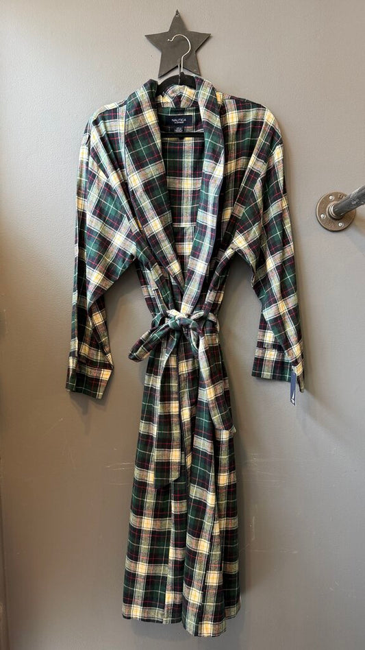 Flannel Plaid Bathrobe