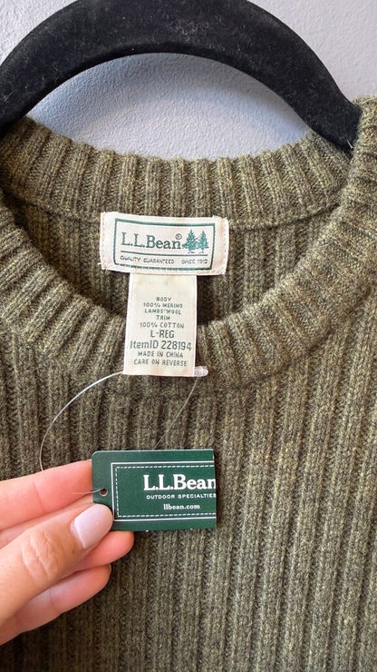 Merino Wool Ribbed Sweater