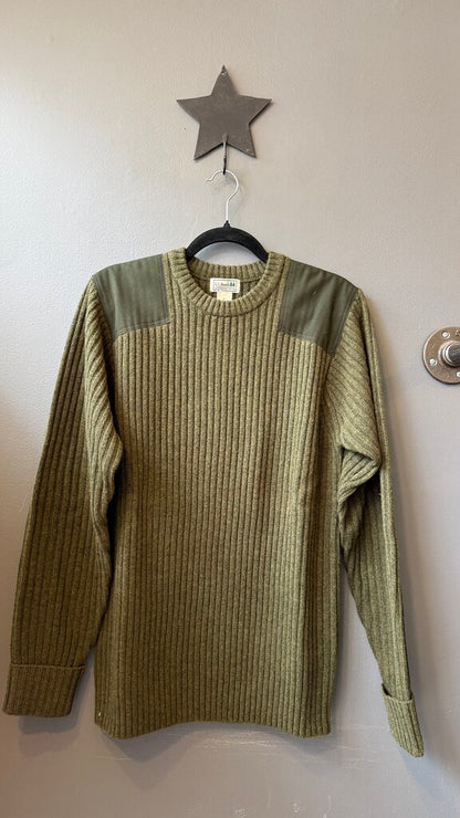 Merino Wool Ribbed Sweater