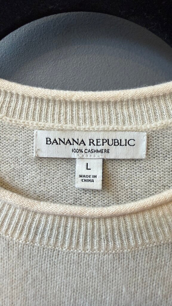 Cashmere Stripe Short Sleeve Sweater