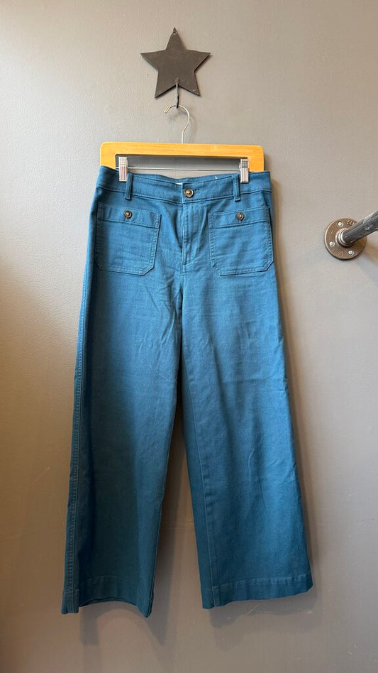 Palmer Wide Leg Patch Pocket Pants