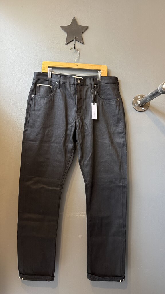 Selvedge Denim Black Jeans