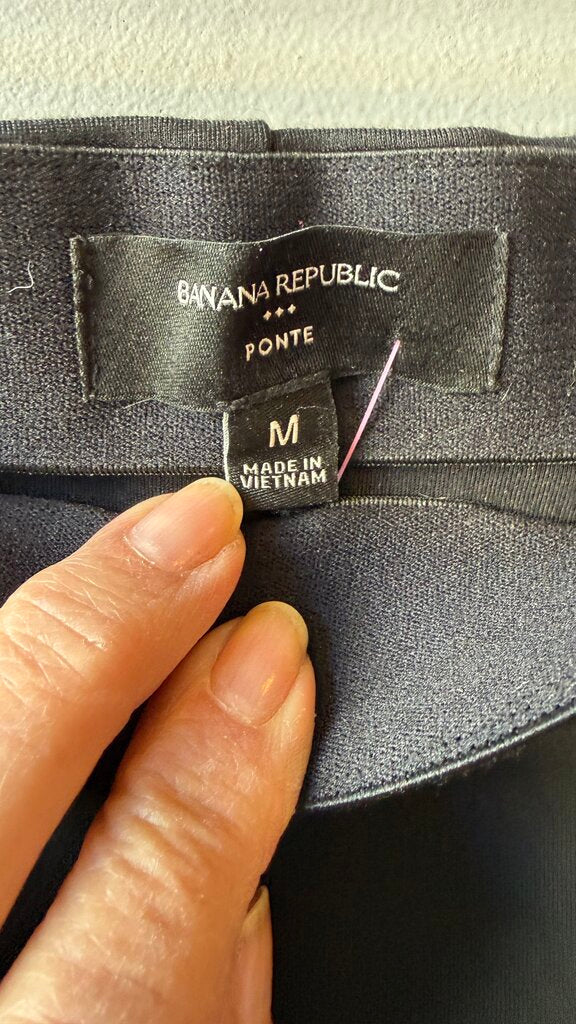 Ponte Knit Straight Leg Pants