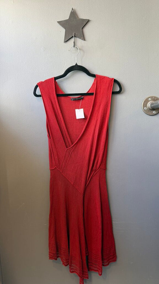 Knit Wrappy Sweater Dress