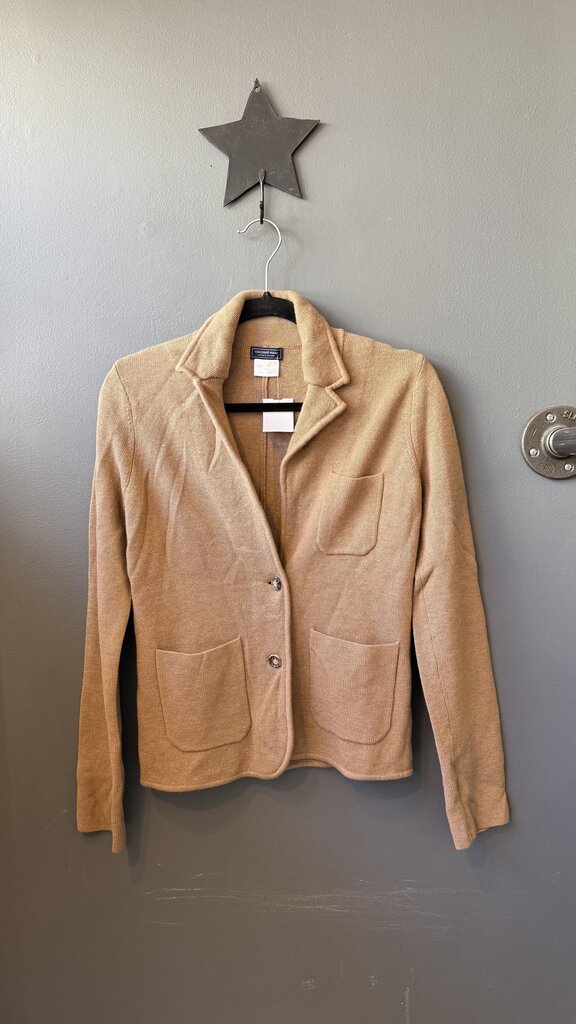 Merino Wool Sweater Blazer