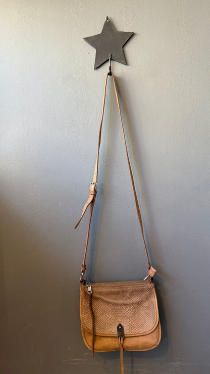 Leather Flap Crossbody Bag