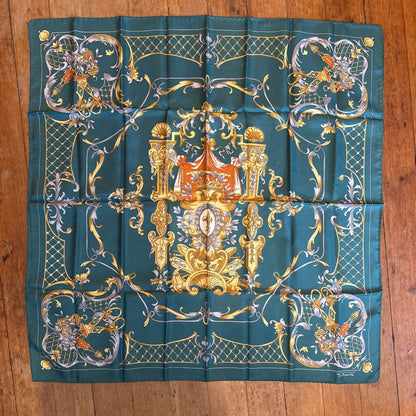 Silk Vintage Square Scarf