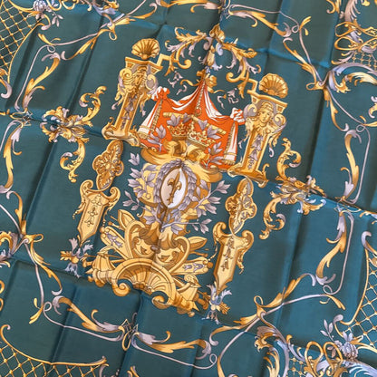 Silk Vintage Square Scarf