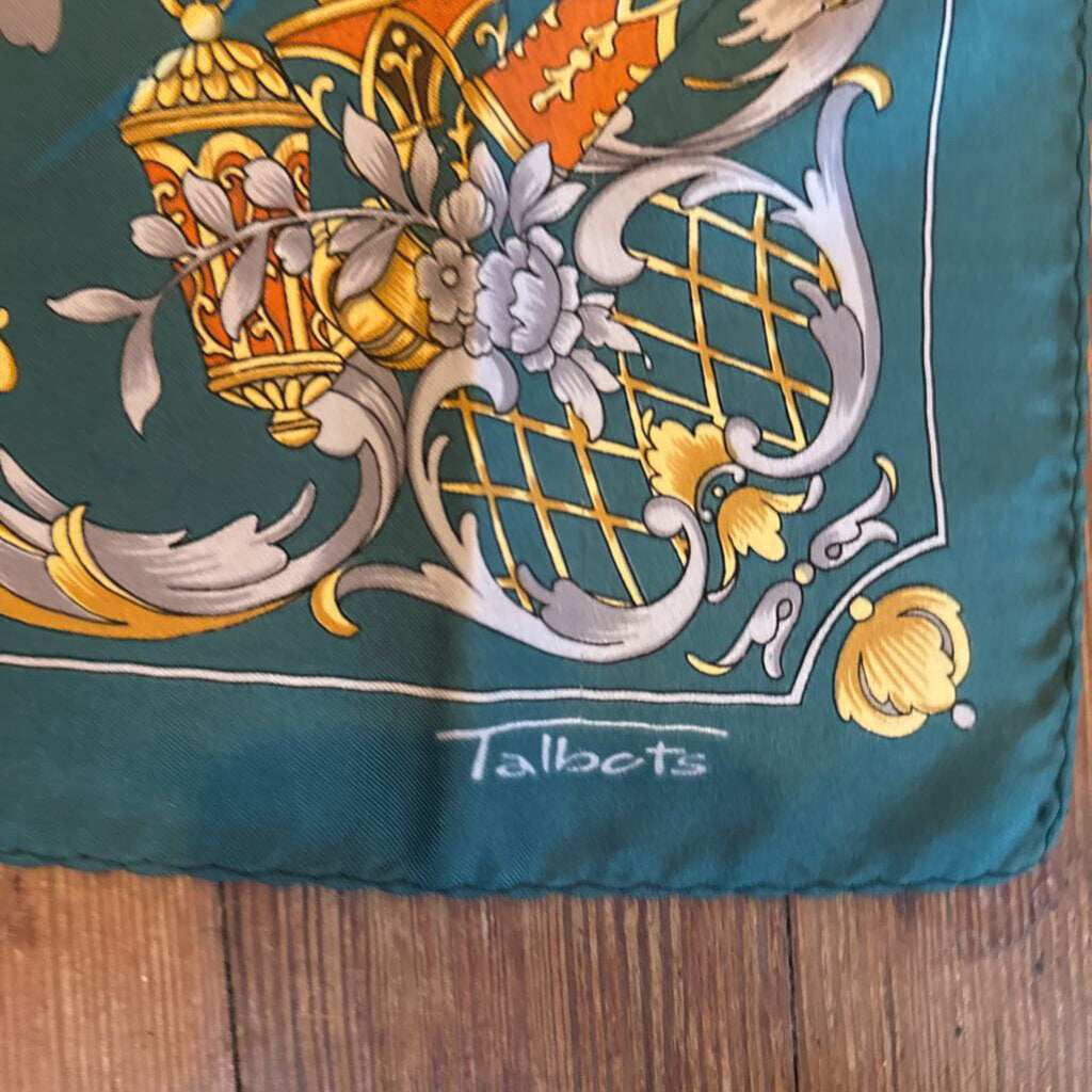 Silk Vintage Square Scarf