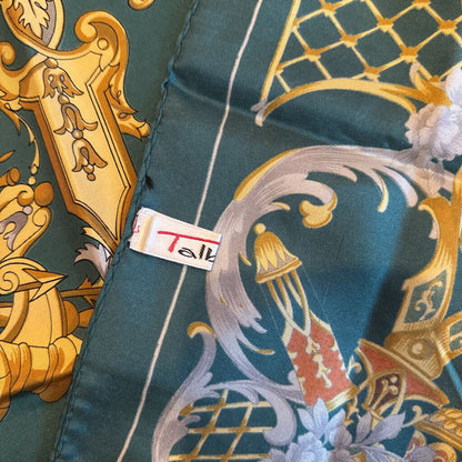 Silk Vintage Square Scarf