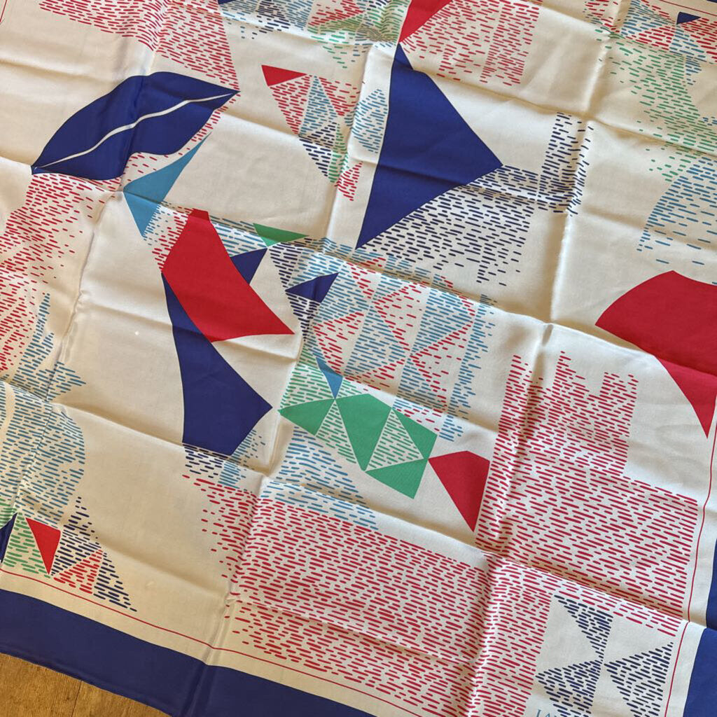 Silk Vintage Square Scarf