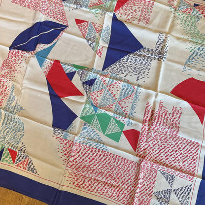 Silk Vintage Square Scarf